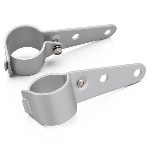 デイトナ(Daytona) バイク用 ヘッドライトステー フォーククランプ φ37-43mm アルミ製 ヘッドライトブラケット 左右セット 68080