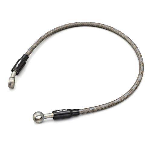 デイトナ(Daytona) ブレーキホース クラッチホース バイク ステンレスメッシュ バンジョーアダプター付..