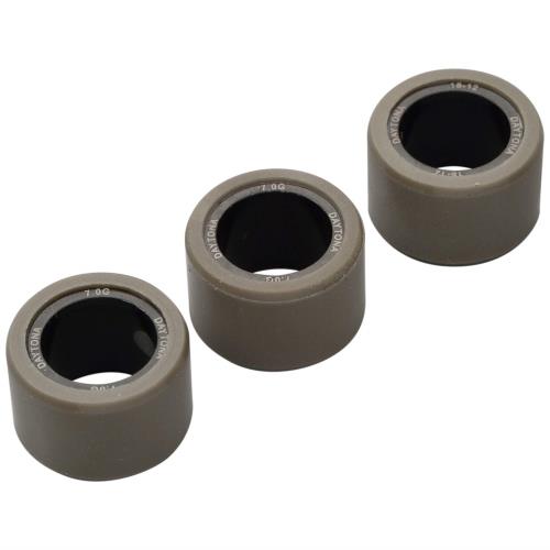 デイトナ(Daytona) バイク用 DWR ウエイトローラー φ18×12mm 7.0g 方向指定なし 3個セット 90466