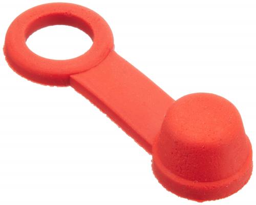 デイトナ(Daytona) ブリーダーラバーキャップ4個入り レッド 内径φ5mm φ7mmリング付 92984