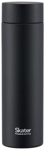 スケーター(Skater) 超軽量 チタン製 マグボトル 500ml ブラック 木箱入り TMB5-A