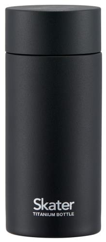 スケーター 超軽量 チタン製 マグボトル 200ml ブラック 木箱入り TMB2-A