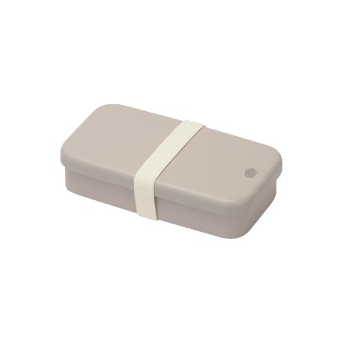 パール金属 弁当箱 ランチボックス 270ml 1段 抗菌 クリーンコート加工 電子レンジ対応(フタを外して) 食洗機対応 軽い 割れにくい 日本製 長角 グレー ちいさなお弁当箱 D-6789(3)