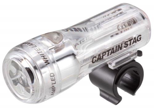 キャプテンスタッグ(CAPTAIN STAG) 自転車 ライト ヘッドライト LED 3LED ライト 227 SLIM 【 取り付け..