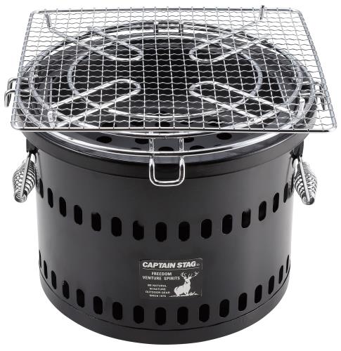 キャプテンスタッグ(CAPTAIN STAG) 七輪 ポータブル 水冷式七輪 ブラック UG-89