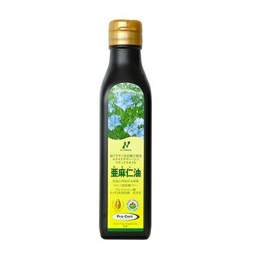 [ニューサイエンス]　フラックスオイル（カナダ産）200ml カナダ産亜麻仁油 アマニオイル あまに油 オーガニック 健康食品 プレゼント 贈り物 ギフト 父 母 高齢者 年配 ドレッシング 調味料 サラダ [ニューサイエンス 商品 杏林予防医学研究所/正規店]