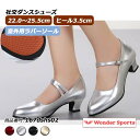 社交ダンスシューズ レディース 女性用 モダン ラテン サルサ タンゴ ジャズ レッスン 室外用 練習用 ダンス 靴 3.5cmヒール 22.0cm〜25.5c...