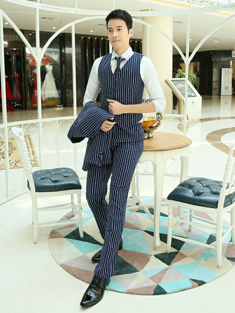 ジャケット メンズ スリムフィット シングルブレスト 飾りボタン付き フォーマル スーツ アウター ポリエステル混紡 ブラック