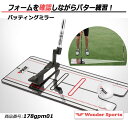 パッティングミラー 練習器具 ゴルフ ゴルファー パター 練習 室内 イメトレ golf 自宅練習 腕 振る練習 スコア トレーニング 練習器具 鏡 ミラー パ...