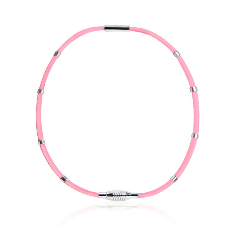 楽天市場】磁気ネックレス（カラーピンク）（スポーツ