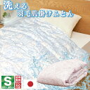 送料無料 洗える羽毛肌掛けふとん 200g ウォッシャブル ダウンケット 軽量 肌ふとん 洗える 日本製 オールシーズン 母の日 父の日 贈り物 ギフト プレゼ...