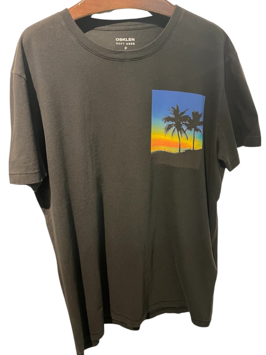 乐天商城 - 【正規取扱店販売品】OSKLEN MEN'S オスクレン Double watercolor fish T-shirt Tシャツ