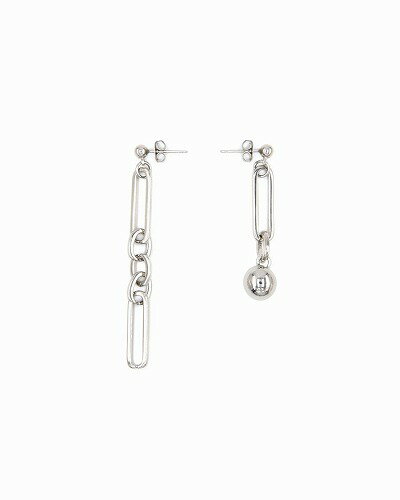 樂天商城 - 【正規取扱店販売品】JUSTINE CLENQUET Ali earrings silver ピアス