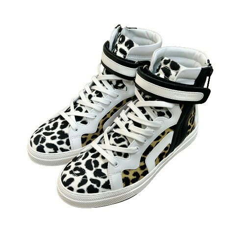 樂天商城 - 【正規取扱店販売品】 PIERRE HARDY MEN'S 112 TOP SNEAKERS (LEOPARD)