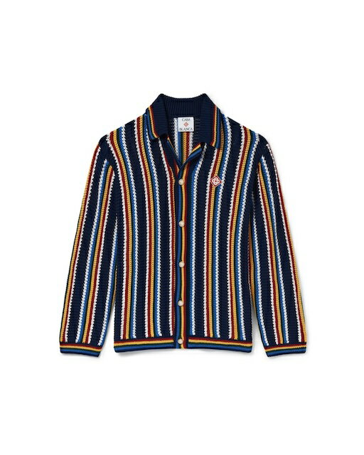 【正規取扱店販売品】CASABLANCA　Crochet Long-Sleeve Stripe Shirtのサムネイル