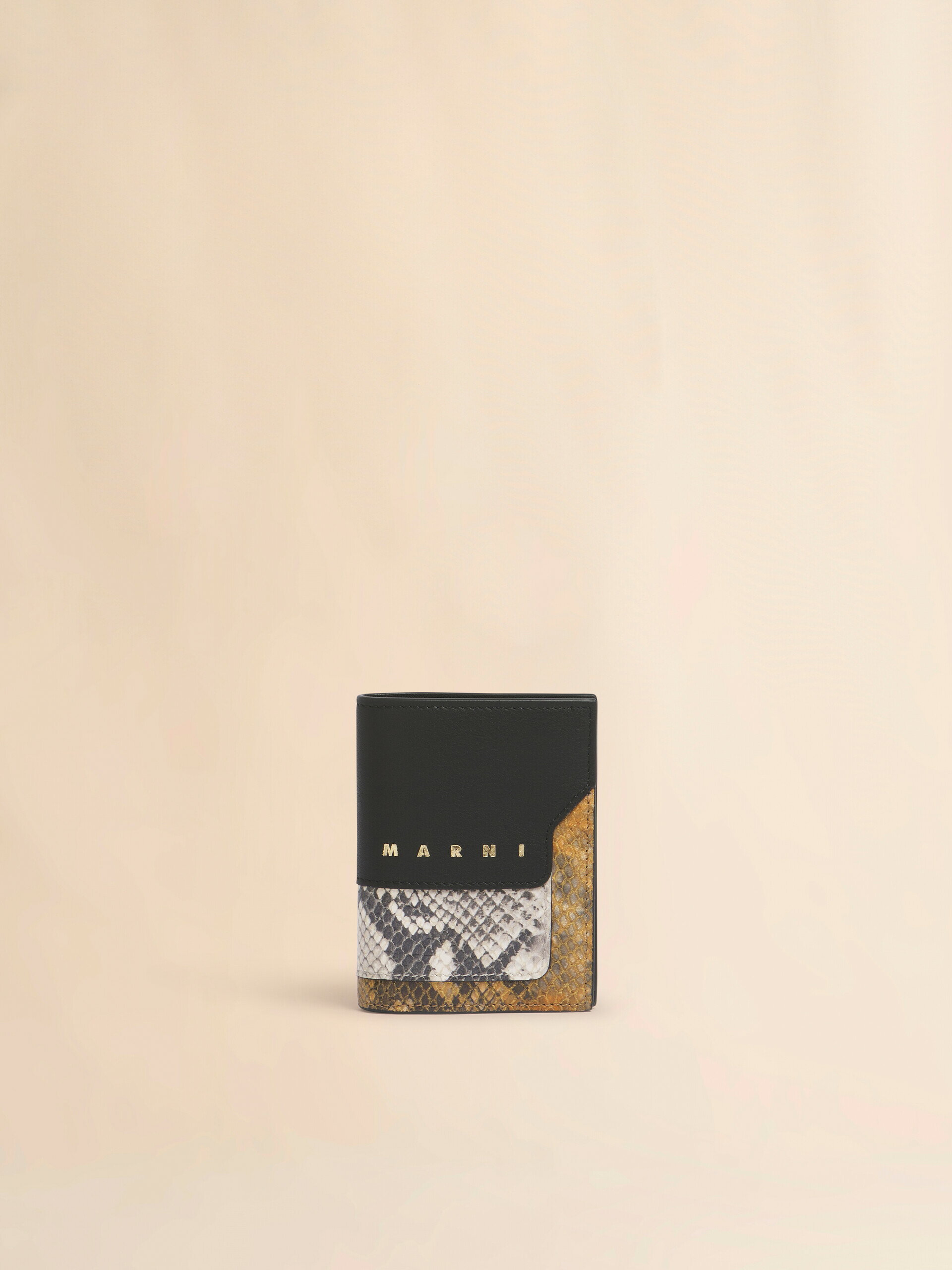 【正規取扱店販売品】MARNI レザー製二つ折りウォレット(4)