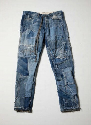 Greg Lauren MIXED DENIM 34 LOUNGE