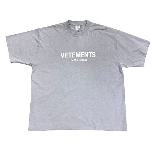 VETEMENTS Fg VETEMENTS LOGO LIMITED EDITION T-SHIRT TVc