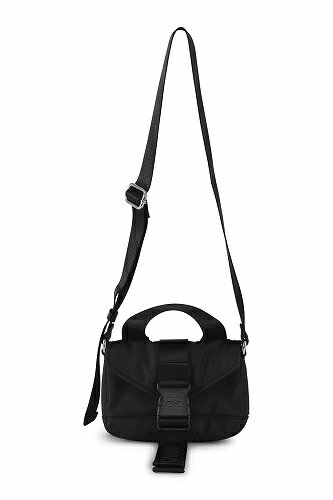 【正規取扱店販売品】GANNI ガニー Black Tech Mini Satchel Bag バッグ