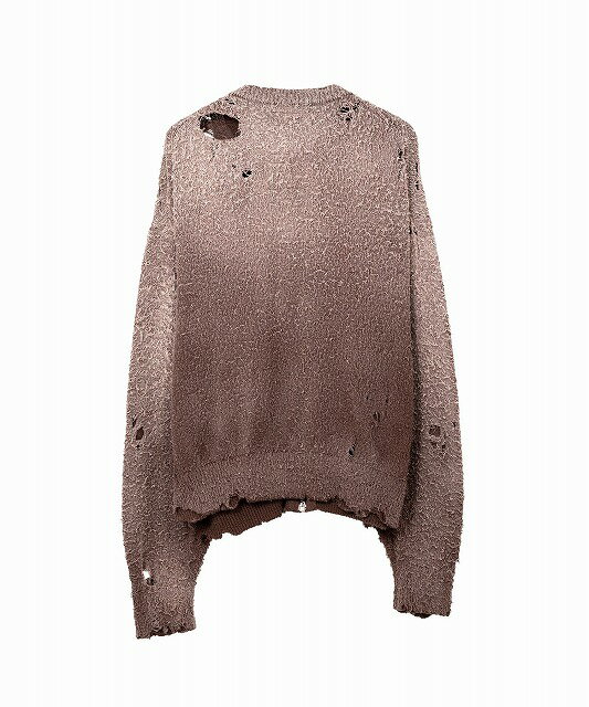 【正規取扱店販売品】Maison MIHARA YASUHIRO　Sun Faded Like Knit Cardigan Brown