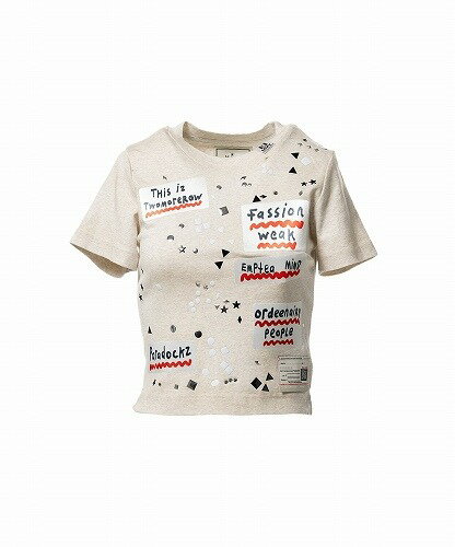 樂天商城 - 【正規取扱店販売品】Maison MIHARA YASUHIRO Embellished Sticker Mini T-shirt ミニTシャツ