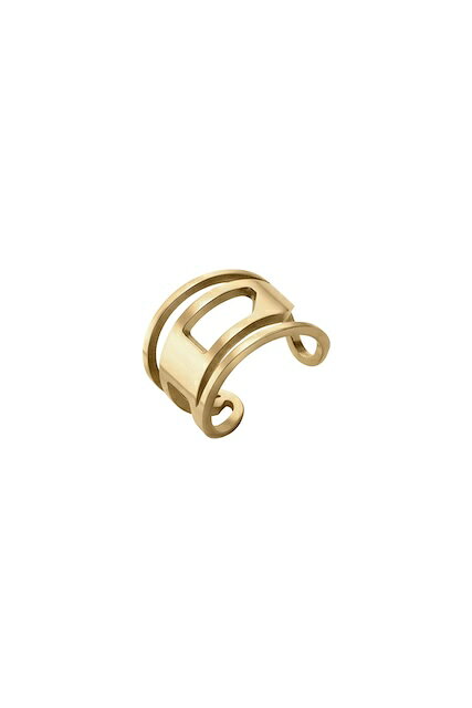 樂天商城 - 【正規取扱店販売品】DIESEL dx1569710 Gold-Tone Stainless Steel Band Ring