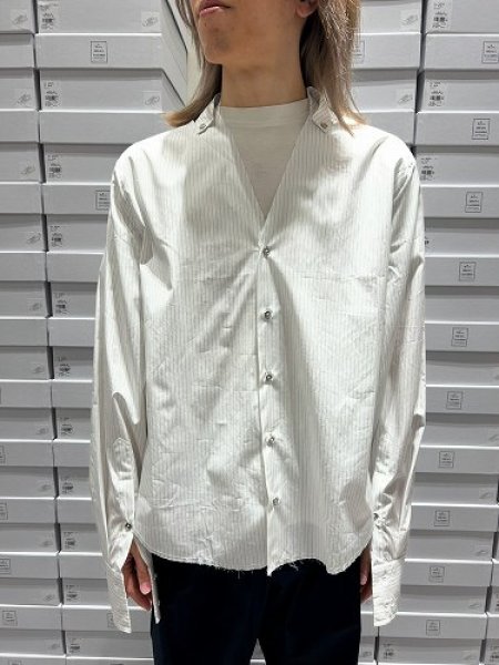 【正規取扱店販売品】SONIA CARRASCO CUT NECK SHIRT POPELIN / ご注文確認後即日発送