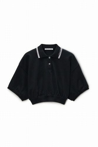 樂天商城 - 【正規取扱店販売品】alexanderwang クロップド シンチ コットンポロ