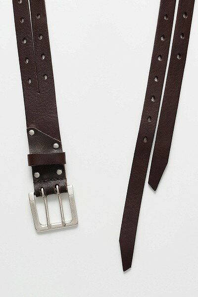WONDERCUBE ONLINEの【正規取扱店販売品】OUR LEGACY SPLIT BELT Oily Brown Leather｜アングル2