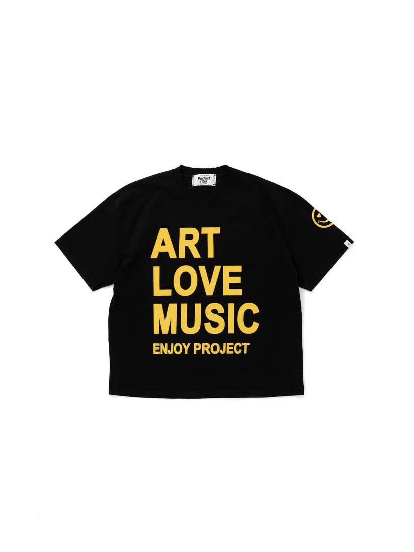 【正規取扱店販売品】【Perfect ribs×A LOVE MOVEMENT】ART LOVE MUSIC Short Sleeve T Shirts