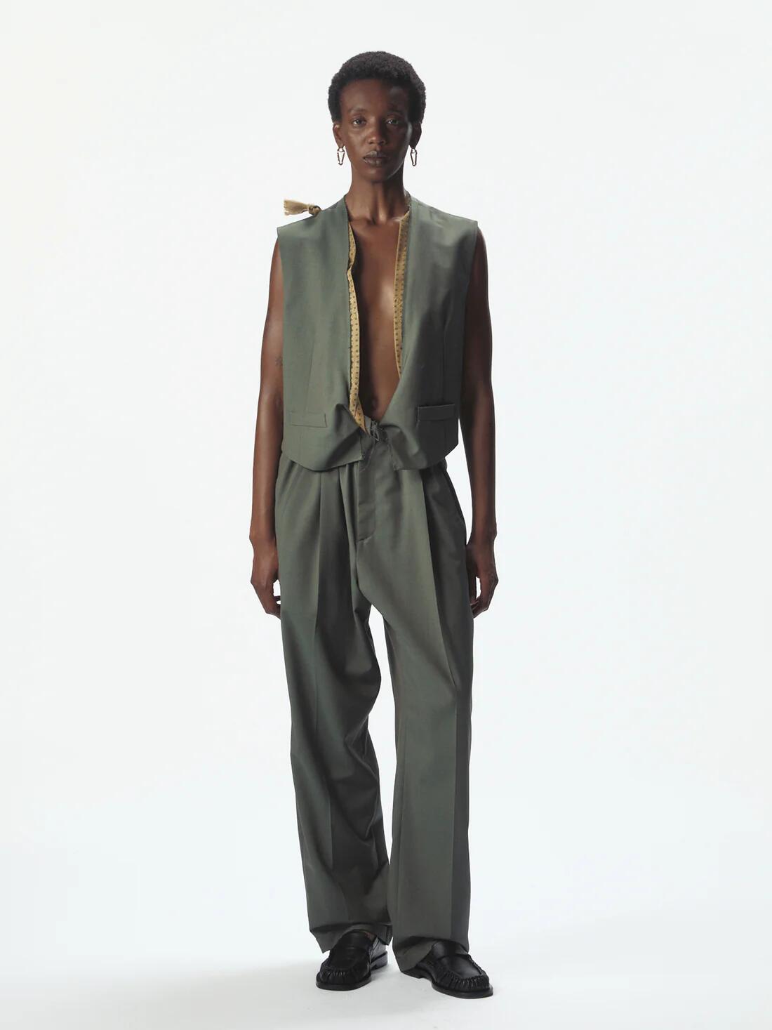 【正規取扱店販売品】MAGLIANO Dawn Knotted Vest Dollar Green / ご注文確認後即日発送