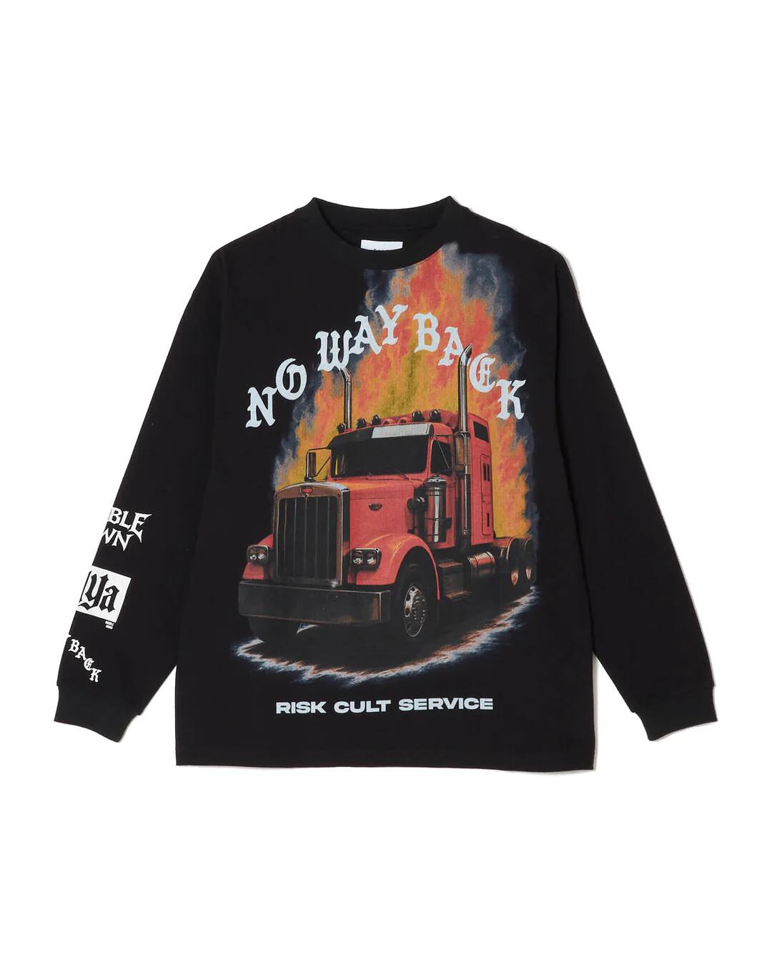 樂天商城 - 【正規取扱店販売品】TAIN DOUBLE PUSH　RISK CULT SERVICE LONG SLEEVE T-SHIRTS