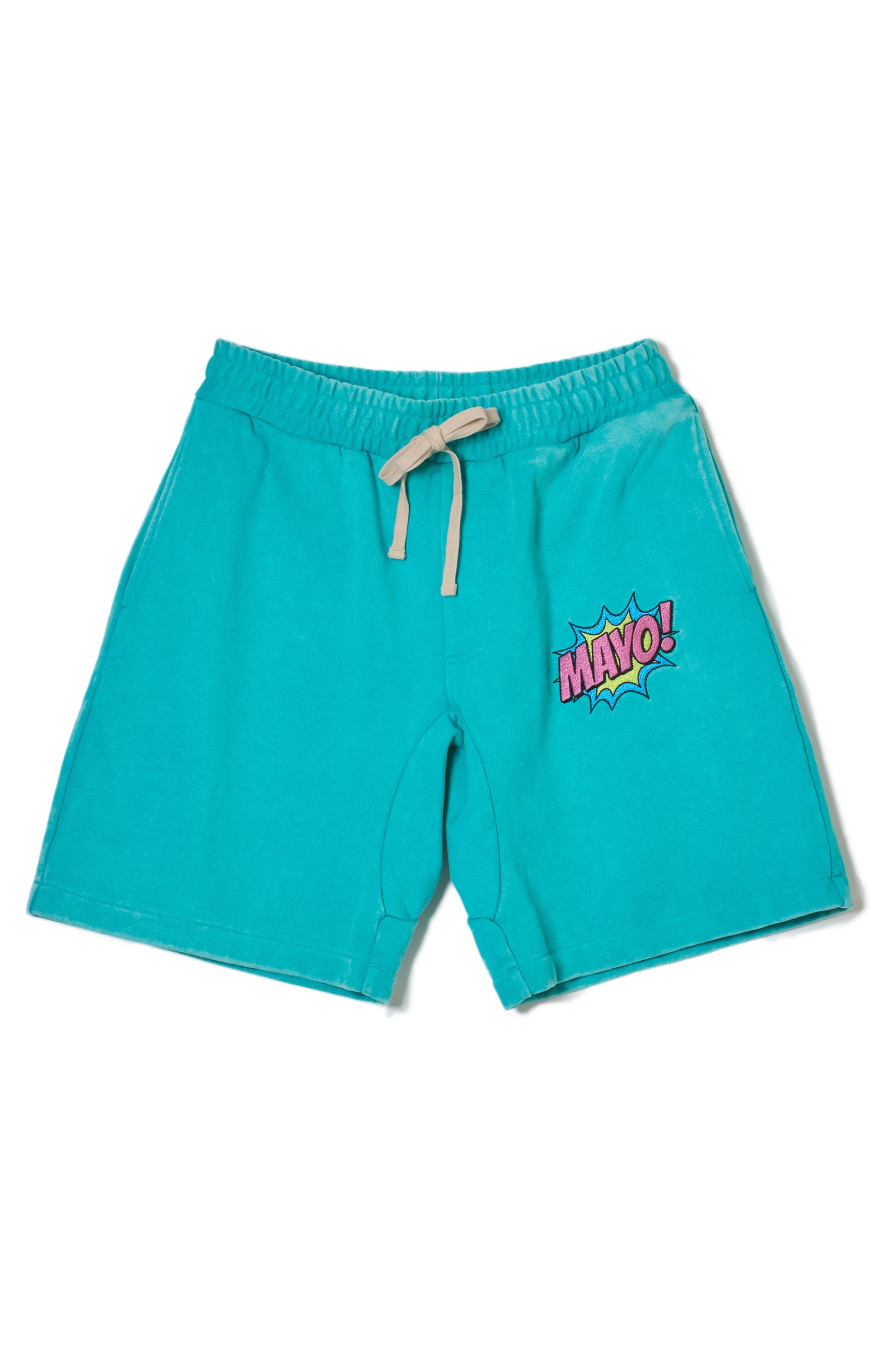 乐天商城 - 【正規取扱店販売品】MAYO SPEECH BUBBLE GARMENT DYE EMBROIDERY SWEAT SHORTS