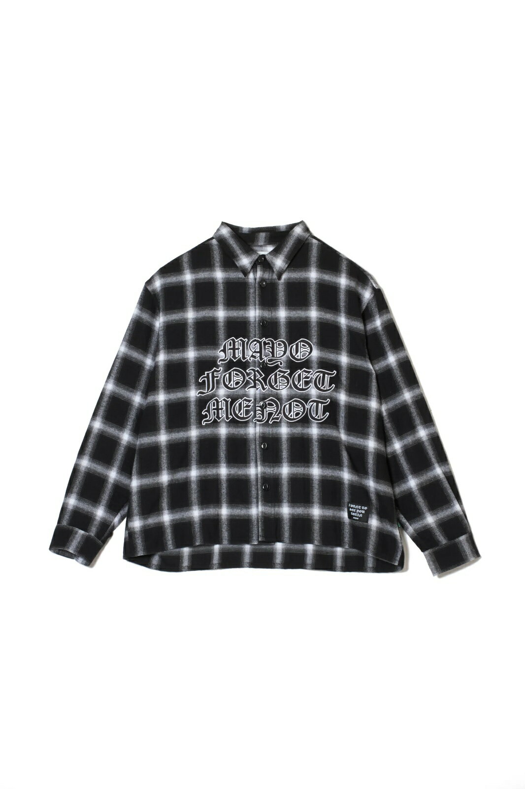 樂天商城 - 【正規取扱店販売品】MAYO　FRONT LOGO EMBROIDERY CHECK SHIRT