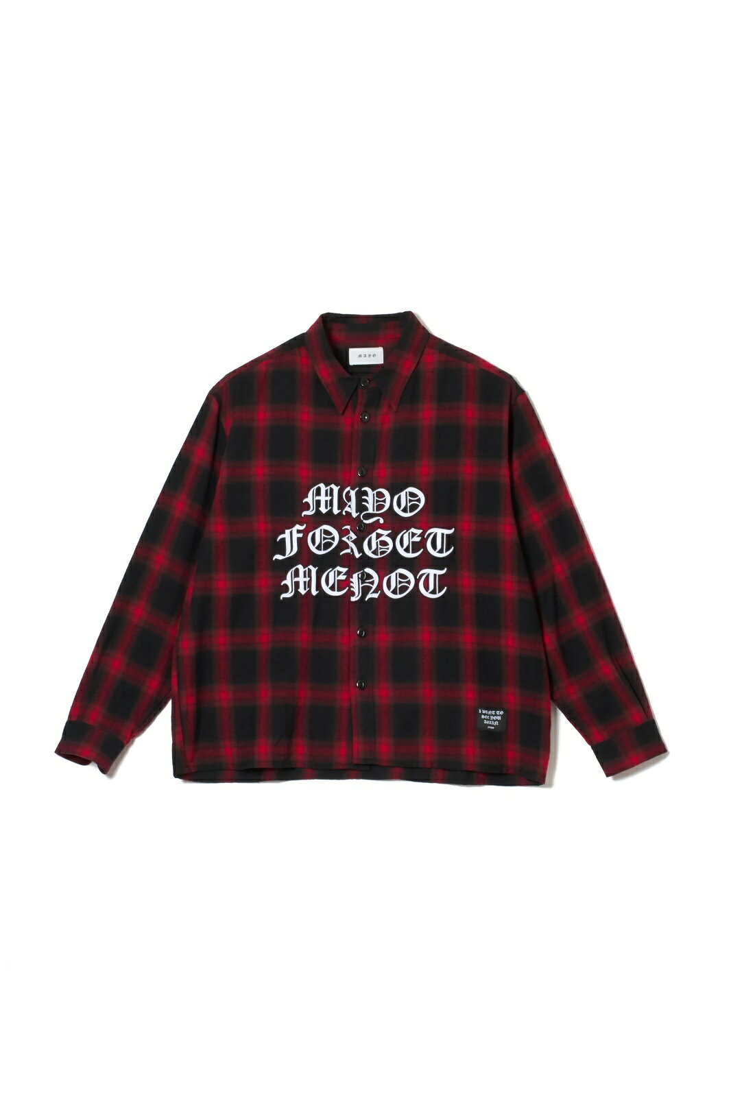 樂天商城 - 【正規取扱店販売品】MAYO　FRONT LOGO EMBROIDERY CHECK SHIRT