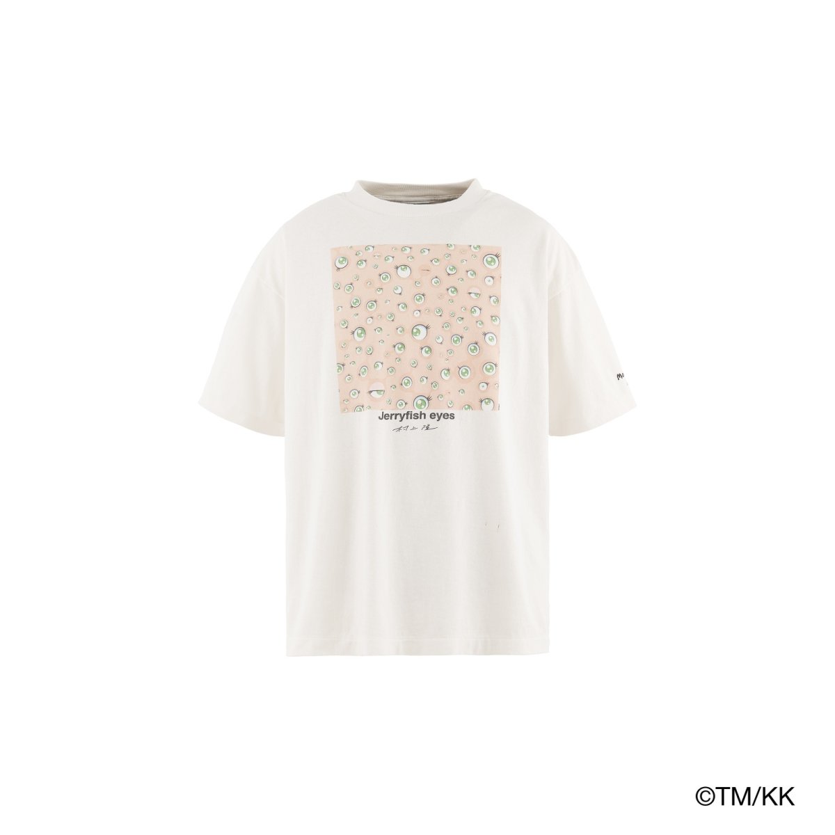 mononoke made　SS T-SHIRT/JERRY FISH EYES / WHT