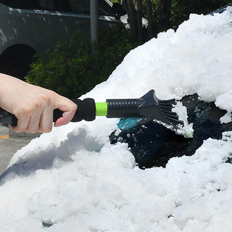 車用 雪かき 水切り ワイパー アイススクレーパー 霜取り 車載 スノーワイパー ス...