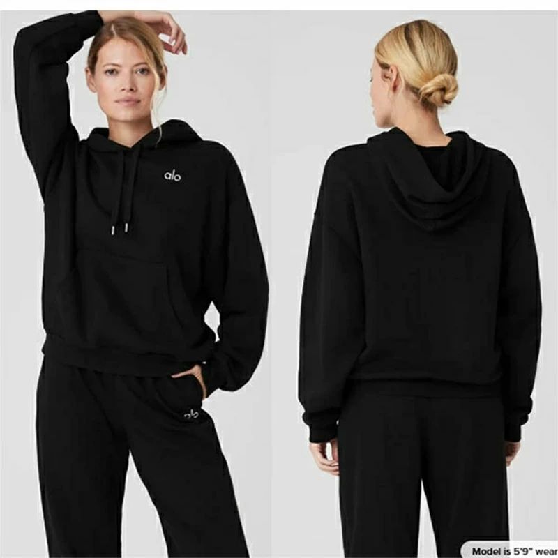 Collaboration - NEW COLOR★ ALO Yoga ★ アコレードパーカー alo Accolade Hoodie 国内未発売 最先端 ヨガスタジオ セレクトショップ 大人気ブランド トレンド アメリカ 流行 トップス 着心地抜群 動きやすい スポーツ レディース セットアップ可能 スポーツウェア 可愛い BTS JIN ジン