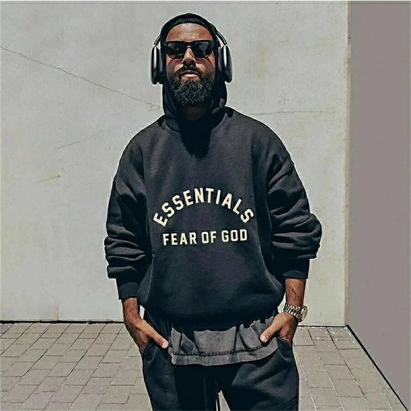 Rakuten - ESSENTIALS 23SS エッセンシャルズ パーカー トップス メンズ スウエット ジャージ シンプル 男女兼用 ブランド レディース パーカー フード付き ビッグサイズ 春秋 冬 カジュアル