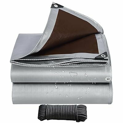 防水シート シルバーシート #4000 厚手 防水 屋外 屋根 庭 バルコニー 防塵 防風 透湿防水シート UVシ..