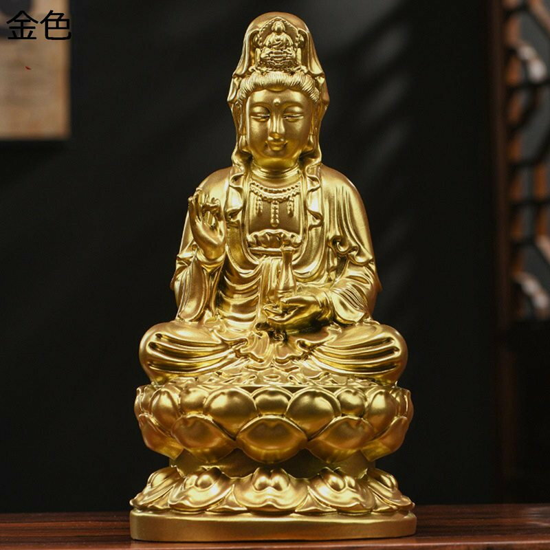 観音菩薩様 南海大聖 観音像 高級木彫り 仏壇仏像 観音様 木製 坐像 風水グッズ 縁起物 開運グッズ 厄..