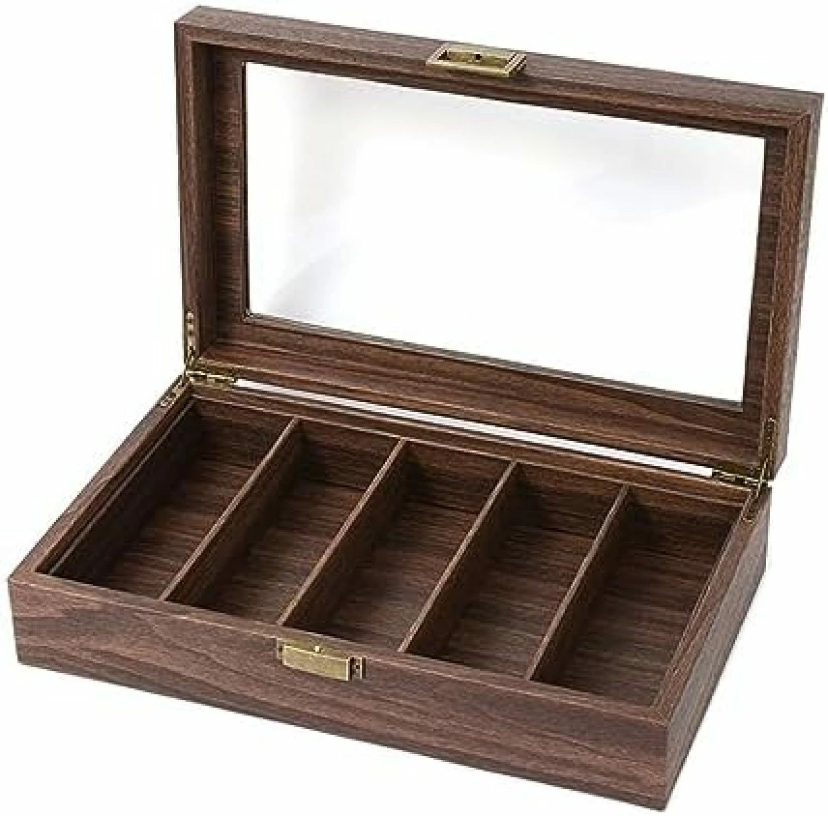 【20%OFFクーポン〜】サングラス収納ケース メガネ収納ボックス 5本用 木製の眼鏡の収納ボックス コレ..