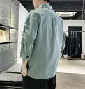 夏服 メンズ 薄手 七分袖 シャツ 吸汗速乾 汗染み防止 快適な 軽い 柔らかい かっこいい ワイシャツ カジュアル シンプル オシャレ 人気 春夏 対応 送料無料