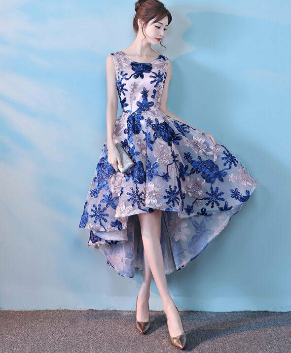 お呼ばれドレス 演奏会ドレス パーティードレス ウェディングドレス 結婚式 二次会 花嫁ドレス 宴会 卒入式 同窓会次会 イブニングドレス ドレス ロング丈ワンピース 可愛い エレガント XS/S/M/L/XL/XL 花柄刺繍 上品感 前短後長