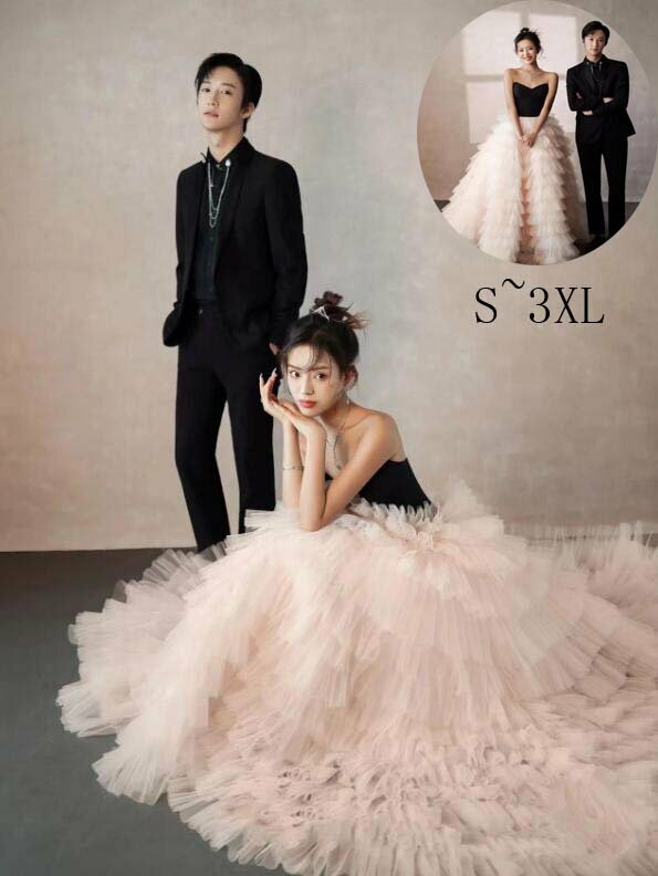 撮影用のワンピース 花嫁ドレス 韓国風 パーティードレス お姫様ドレス 高級感 ロングドレス 前撮り カラードレス 同窓会 ドレス 送料無料 セクシー イブニングドレス 発表会 スレンダー 上品 エレガント 披露宴 お呼ばれ 袖なし オフィス 音楽会 ゴージャス メッシュ 舞台