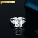 リング レディース モアサナイト ホワイト シルバー925 シルバー 9号 11号 14号 16号 18号 4ct cbjz153