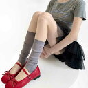 レッグウォーマー レディース 韓国風 接触冷感 足掛け バレエ風 細リブ 薄手 着痩せ効果 吸汗性 インスタ風 くしゅくしゅ 春夏 ホワイト グレー ブラック