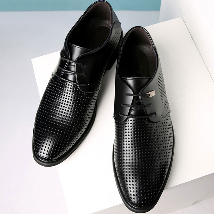 ビジネスシューズ 本革 メッシュ 通気性 メンズ 蒸れない 革靴 大きいサイズ フォーマル 履きやすい ス..