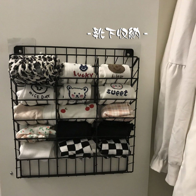 下着収納 壁掛け 靴下収納 収納カゴ 男女適用 靴下収納 パンツ収納 ブラジャー収納ケース ドアに付き ..