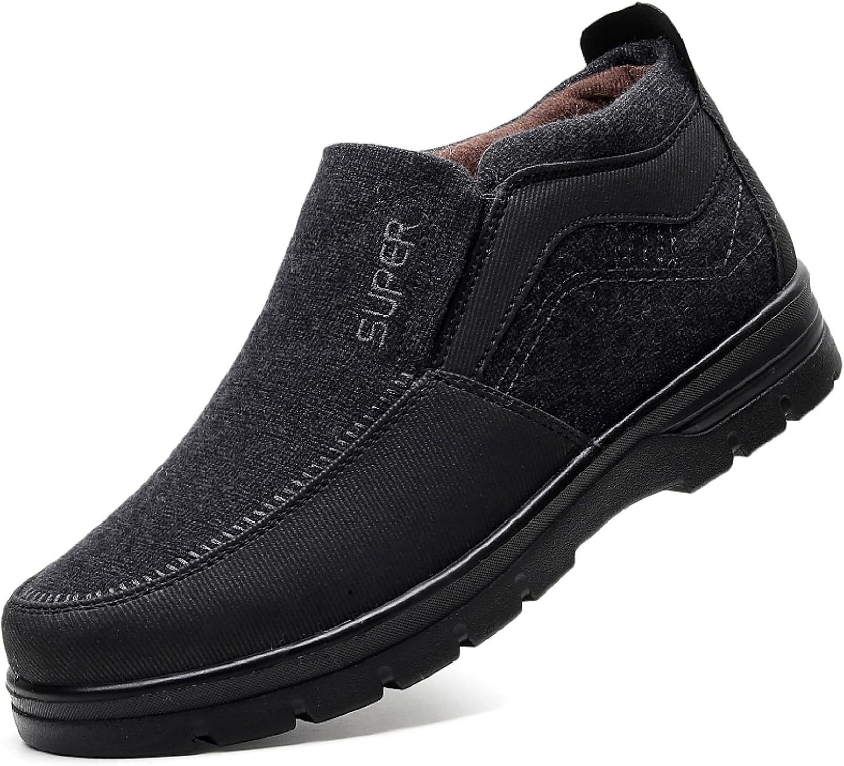 スノーシューズ メンズ スノーブーツ 防寒靴 ムートンブーツ 暖かい 保暖 裏起毛 ウィンターブーツ 雪..